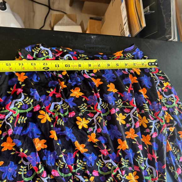 Vibrant Modern Statement: Zara Trafaluc Floral Ruched Mini Dress - Picture 11 of 13